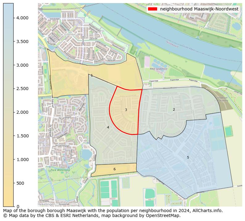 Image of the neighbourhood Maaswijk-Noordwest at the map. This image is used as introduction to this page. This page shows a lot of information about the population in the neighbourhood Maaswijk-Noordwest (such as the distribution by age groups of the residents, the composition of households, whether inhabitants are natives or Dutch with an immigration background, data about the houses (numbers, types, price development, use, type of property, ...) and more (car ownership, energy consumption, ...) based on open data from the Dutch Central Bureau of Statistics and various other sources!