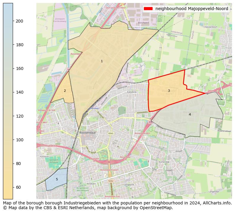 Image of the neighbourhood Majoppeveld-Noord at the map. This image is used as introduction to this page. This page shows a lot of information about the population in the neighbourhood Majoppeveld-Noord (such as the distribution by age groups of the residents, the composition of households, whether inhabitants are natives or Dutch with an immigration background, data about the houses (numbers, types, price development, use, type of property, ...) and more (car ownership, energy consumption, ...) based on open data from the Dutch Central Bureau of Statistics and various other sources!