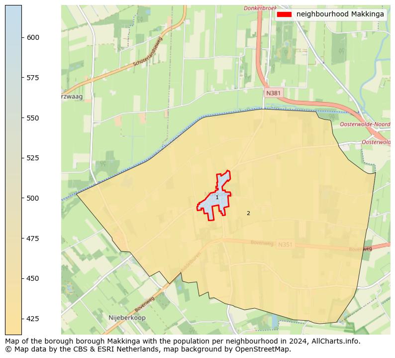 Image of the neighbourhood Makkinga at the map. This image is used as introduction to this page. This page shows a lot of information about the population in the neighbourhood Makkinga (such as the distribution by age groups of the residents, the composition of households, whether inhabitants are natives or Dutch with an immigration background, data about the houses (numbers, types, price development, use, type of property, ...) and more (car ownership, energy consumption, ...) based on open data from the Dutch Central Bureau of Statistics and various other sources!