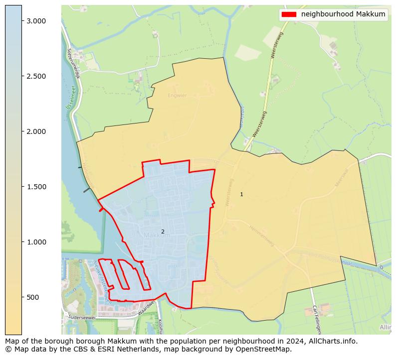 Image of the neighbourhood Makkum at the map. This image is used as introduction to this page. This page shows a lot of information about the population in the neighbourhood Makkum (such as the distribution by age groups of the residents, the composition of households, whether inhabitants are natives or Dutch with an immigration background, data about the houses (numbers, types, price development, use, type of property, ...) and more (car ownership, energy consumption, ...) based on open data from the Dutch Central Bureau of Statistics and various other sources!