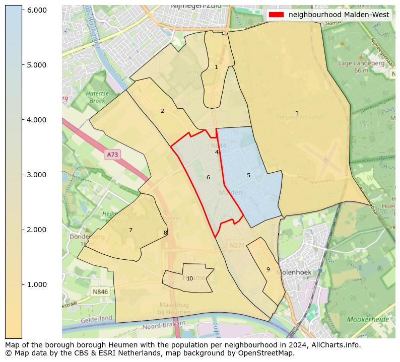 Image of the neighbourhood Malden-West at the map. This image is used as introduction to this page. This page shows a lot of information about the population in the neighbourhood Malden-West (such as the distribution by age groups of the residents, the composition of households, whether inhabitants are natives or Dutch with an immigration background, data about the houses (numbers, types, price development, use, type of property, ...) and more (car ownership, energy consumption, ...) based on open data from the Dutch Central Bureau of Statistics and various other sources!