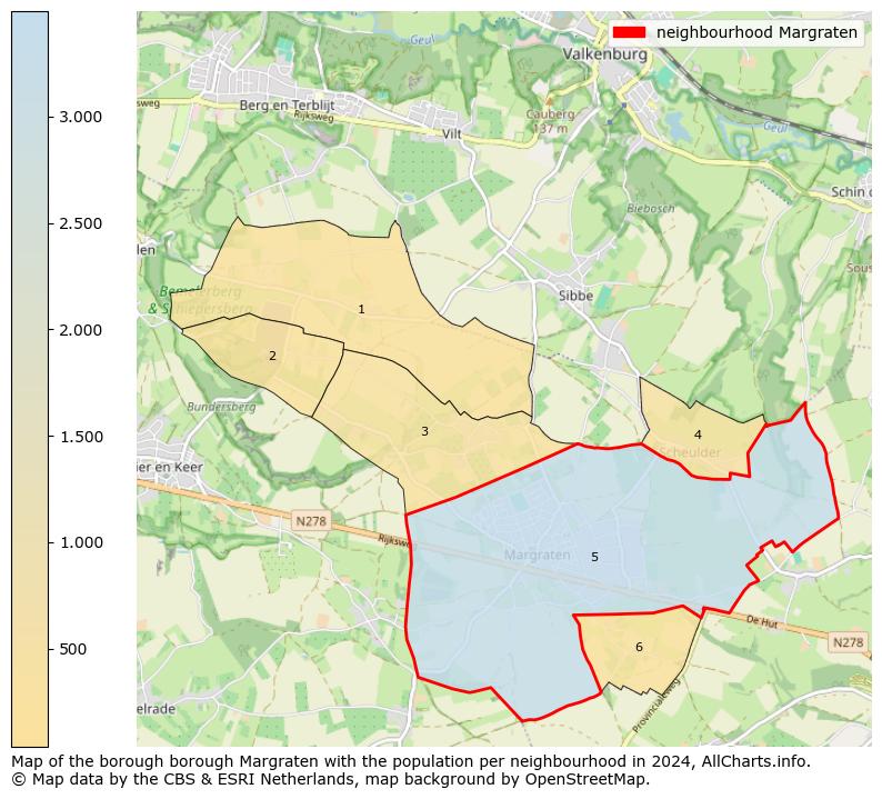 Image of the neighbourhood Margraten at the map. This image is used as introduction to this page. This page shows a lot of information about the population in the neighbourhood Margraten (such as the distribution by age groups of the residents, the composition of households, whether inhabitants are natives or Dutch with an immigration background, data about the houses (numbers, types, price development, use, type of property, ...) and more (car ownership, energy consumption, ...) based on open data from the Dutch Central Bureau of Statistics and various other sources!