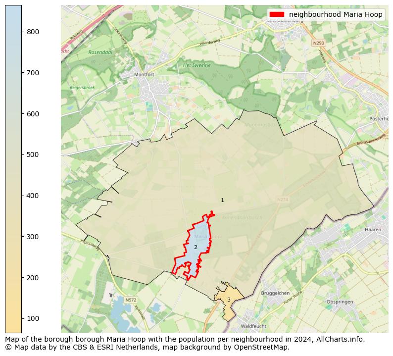 Image of the neighbourhood Maria Hoop at the map. This image is used as introduction to this page. This page shows a lot of information about the population in the neighbourhood Maria Hoop (such as the distribution by age groups of the residents, the composition of households, whether inhabitants are natives or Dutch with an immigration background, data about the houses (numbers, types, price development, use, type of property, ...) and more (car ownership, energy consumption, ...) based on open data from the Dutch Central Bureau of Statistics and various other sources!