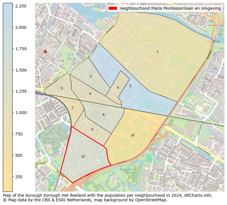 Image of the neighbourhood Maria Montessorilaan en omgeving at the map. This image is used as introduction to this page. This page shows a lot of information about the population in the neighbourhood Maria Montessorilaan en omgeving (such as the distribution by age groups of the residents, the composition of households, whether inhabitants are natives or Dutch with an immigration background, data about the houses (numbers, types, price development, use, type of property, ...) and more (car ownership, energy consumption, ...) based on open data from the Dutch Central Bureau of Statistics and various other sources!