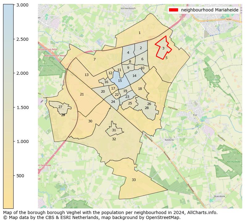 Image of the neighbourhood Mariaheide at the map. This image is used as introduction to this page. This page shows a lot of information about the population in the neighbourhood Mariaheide (such as the distribution by age groups of the residents, the composition of households, whether inhabitants are natives or Dutch with an immigration background, data about the houses (numbers, types, price development, use, type of property, ...) and more (car ownership, energy consumption, ...) based on open data from the Dutch Central Bureau of Statistics and various other sources!