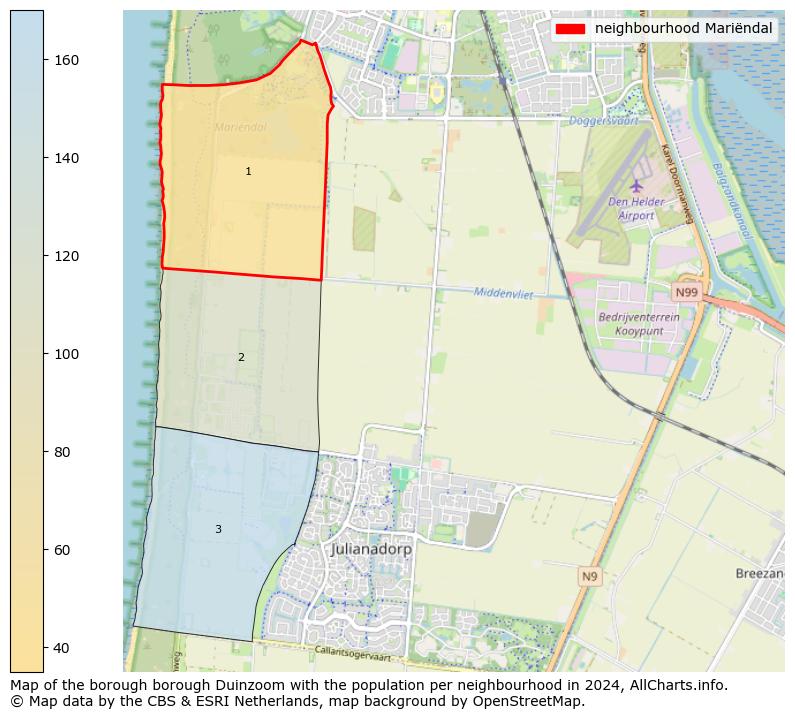 Image of the neighbourhood Mariëndal at the map. This image is used as introduction to this page. This page shows a lot of information about the population in the neighbourhood Mariëndal (such as the distribution by age groups of the residents, the composition of households, whether inhabitants are natives or Dutch with an immigration background, data about the houses (numbers, types, price development, use, type of property, ...) and more (car ownership, energy consumption, ...) based on open data from the Dutch Central Bureau of Statistics and various other sources!