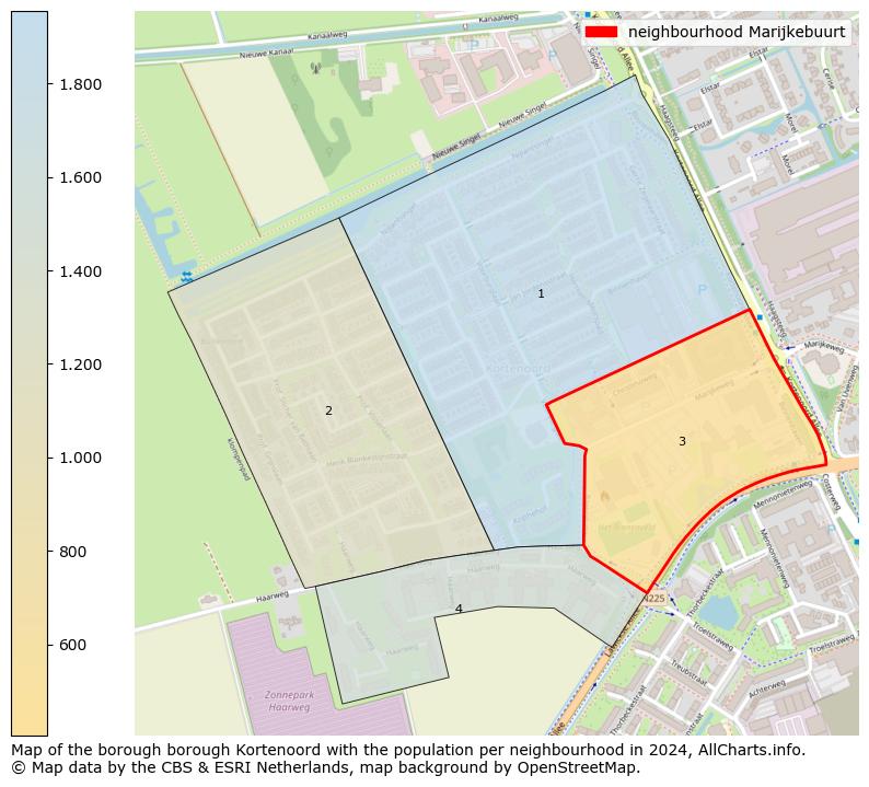 Image of the neighbourhood Marijkebuurt at the map. This image is used as introduction to this page. This page shows a lot of information about the population in the neighbourhood Marijkebuurt (such as the distribution by age groups of the residents, the composition of households, whether inhabitants are natives or Dutch with an immigration background, data about the houses (numbers, types, price development, use, type of property, ...) and more (car ownership, energy consumption, ...) based on open data from the Dutch Central Bureau of Statistics and various other sources!