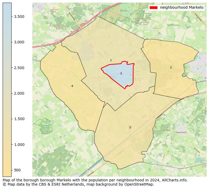 Image of the neighbourhood Markelo at the map. This image is used as introduction to this page. This page shows a lot of information about the population in the neighbourhood Markelo (such as the distribution by age groups of the residents, the composition of households, whether inhabitants are natives or Dutch with an immigration background, data about the houses (numbers, types, price development, use, type of property, ...) and more (car ownership, energy consumption, ...) based on open data from the Dutch Central Bureau of Statistics and various other sources!