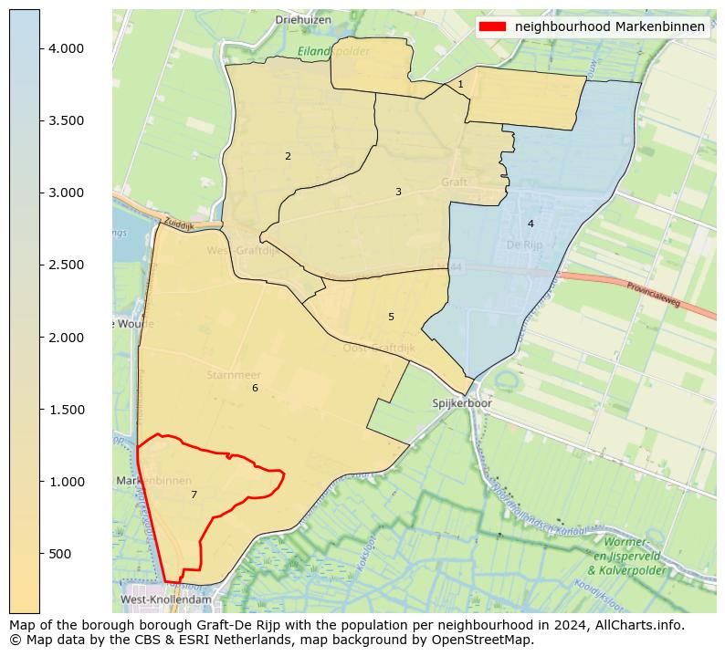 Image of the neighbourhood Markenbinnen at the map. This image is used as introduction to this page. This page shows a lot of information about the population in the neighbourhood Markenbinnen (such as the distribution by age groups of the residents, the composition of households, whether inhabitants are natives or Dutch with an immigration background, data about the houses (numbers, types, price development, use, type of property, ...) and more (car ownership, energy consumption, ...) based on open data from the Dutch Central Bureau of Statistics and various other sources!