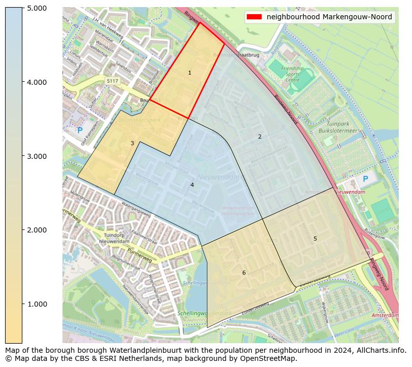 Image of the neighbourhood Markengouw-Noord at the map. This image is used as introduction to this page. This page shows a lot of information about the population in the neighbourhood Markengouw-Noord (such as the distribution by age groups of the residents, the composition of households, whether inhabitants are natives or Dutch with an immigration background, data about the houses (numbers, types, price development, use, type of property, ...) and more (car ownership, energy consumption, ...) based on open data from the Dutch Central Bureau of Statistics and various other sources!