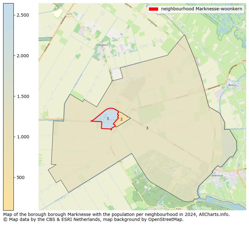 Image of the neighbourhood Marknesse-woonkern at the map. This image is used as introduction to this page. This page shows a lot of information about the population in the neighbourhood Marknesse-woonkern (such as the distribution by age groups of the residents, the composition of households, whether inhabitants are natives or Dutch with an immigration background, data about the houses (numbers, types, price development, use, type of property, ...) and more (car ownership, energy consumption, ...) based on open data from the Dutch Central Bureau of Statistics and various other sources!