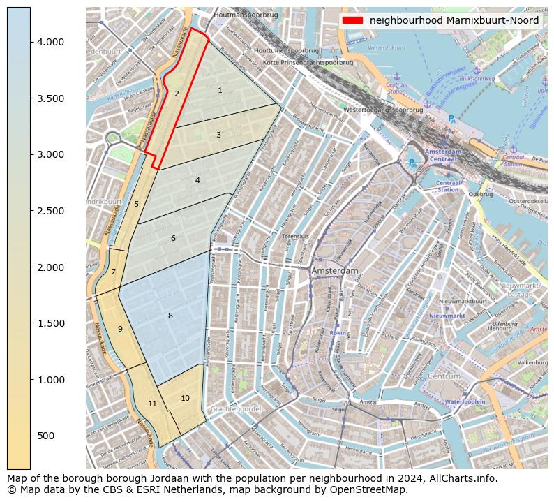 Image of the neighbourhood Marnixbuurt-Noord at the map. This image is used as introduction to this page. This page shows a lot of information about the population in the neighbourhood Marnixbuurt-Noord (such as the distribution by age groups of the residents, the composition of households, whether inhabitants are natives or Dutch with an immigration background, data about the houses (numbers, types, price development, use, type of property, ...) and more (car ownership, energy consumption, ...) based on open data from the Dutch Central Bureau of Statistics and various other sources!