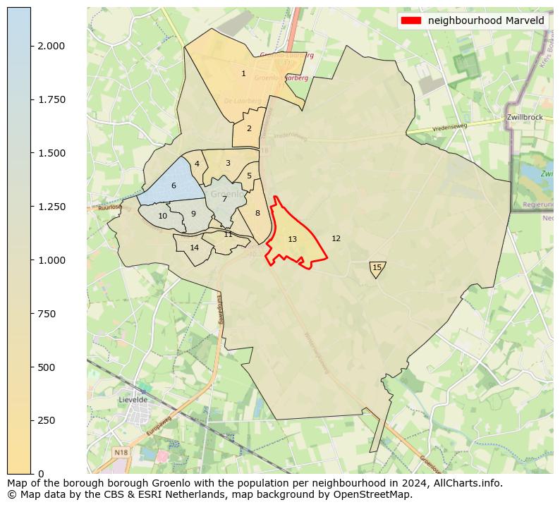 Image of the neighbourhood Marveld at the map. This image is used as introduction to this page. This page shows a lot of information about the population in the neighbourhood Marveld (such as the distribution by age groups of the residents, the composition of households, whether inhabitants are natives or Dutch with an immigration background, data about the houses (numbers, types, price development, use, type of property, ...) and more (car ownership, energy consumption, ...) based on open data from the Dutch Central Bureau of Statistics and various other sources!