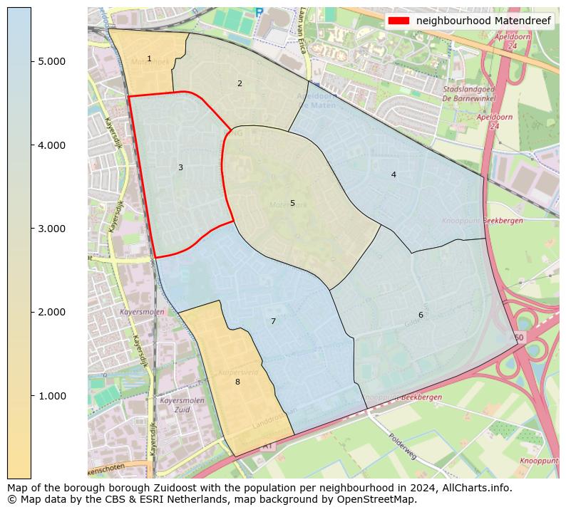 Image of the neighbourhood Matendreef at the map. This image is used as introduction to this page. This page shows a lot of information about the population in the neighbourhood Matendreef (such as the distribution by age groups of the residents, the composition of households, whether inhabitants are natives or Dutch with an immigration background, data about the houses (numbers, types, price development, use, type of property, ...) and more (car ownership, energy consumption, ...) based on open data from the Dutch Central Bureau of Statistics and various other sources!