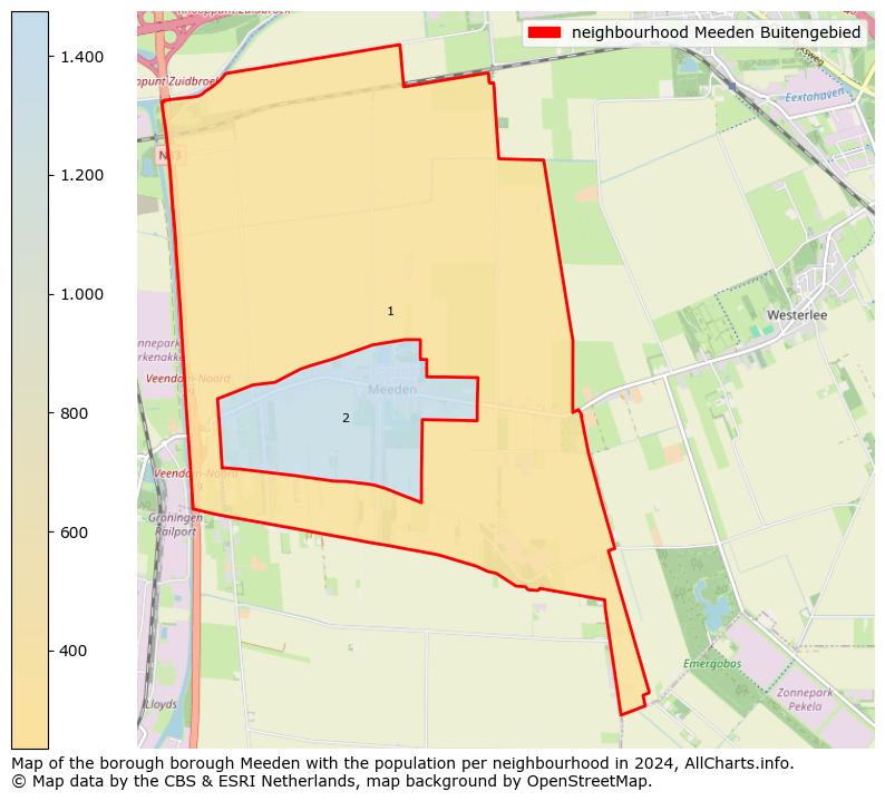 Image of the neighbourhood Meeden Buitengebied at the map. This image is used as introduction to this page. This page shows a lot of information about the population in the neighbourhood Meeden Buitengebied (such as the distribution by age groups of the residents, the composition of households, whether inhabitants are natives or Dutch with an immigration background, data about the houses (numbers, types, price development, use, type of property, ...) and more (car ownership, energy consumption, ...) based on open data from the Dutch Central Bureau of Statistics and various other sources!