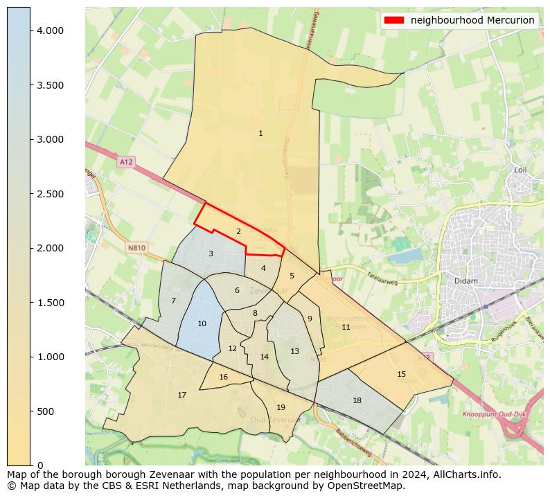 Image of the neighbourhood Mercurion at the map. This image is used as introduction to this page. This page shows a lot of information about the population in the neighbourhood Mercurion (such as the distribution by age groups of the residents, the composition of households, whether inhabitants are natives or Dutch with an immigration background, data about the houses (numbers, types, price development, use, type of property, ...) and more (car ownership, energy consumption, ...) based on open data from the Dutch Central Bureau of Statistics and various other sources!