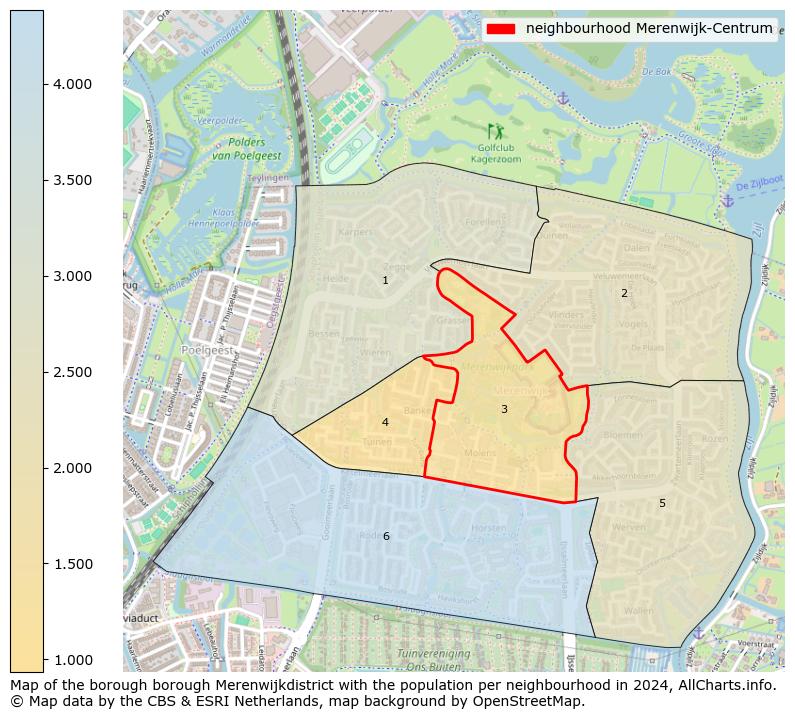 Image of the neighbourhood Merenwijk-Centrum at the map. This image is used as introduction to this page. This page shows a lot of information about the population in the neighbourhood Merenwijk-Centrum (such as the distribution by age groups of the residents, the composition of households, whether inhabitants are natives or Dutch with an immigration background, data about the houses (numbers, types, price development, use, type of property, ...) and more (car ownership, energy consumption, ...) based on open data from the Dutch Central Bureau of Statistics and various other sources!