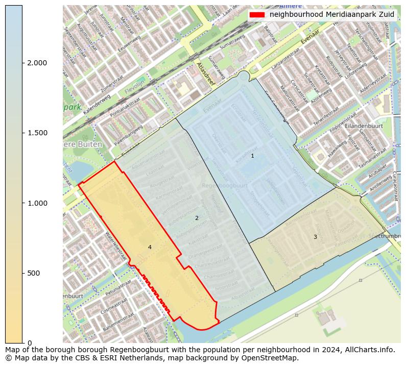 Image of the neighbourhood Meridiaanpark Zuid at the map. This image is used as introduction to this page. This page shows a lot of information about the population in the neighbourhood Meridiaanpark Zuid (such as the distribution by age groups of the residents, the composition of households, whether inhabitants are natives or Dutch with an immigration background, data about the houses (numbers, types, price development, use, type of property, ...) and more (car ownership, energy consumption, ...) based on open data from the Dutch Central Bureau of Statistics and various other sources!