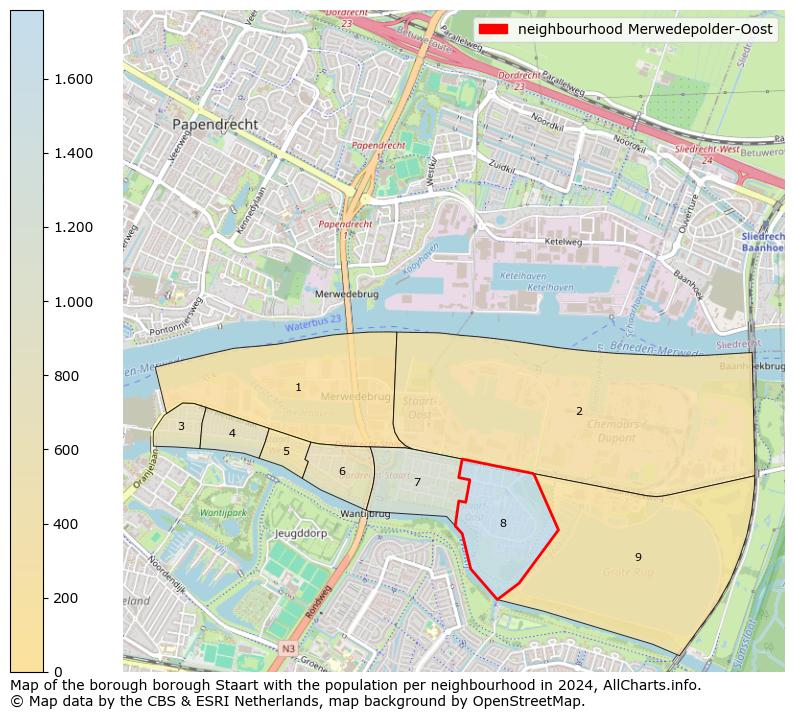 Image of the neighbourhood Merwedepolder-Oost at the map. This image is used as introduction to this page. This page shows a lot of information about the population in the neighbourhood Merwedepolder-Oost (such as the distribution by age groups of the residents, the composition of households, whether inhabitants are natives or Dutch with an immigration background, data about the houses (numbers, types, price development, use, type of property, ...) and more (car ownership, energy consumption, ...) based on open data from the Dutch Central Bureau of Statistics and various other sources!