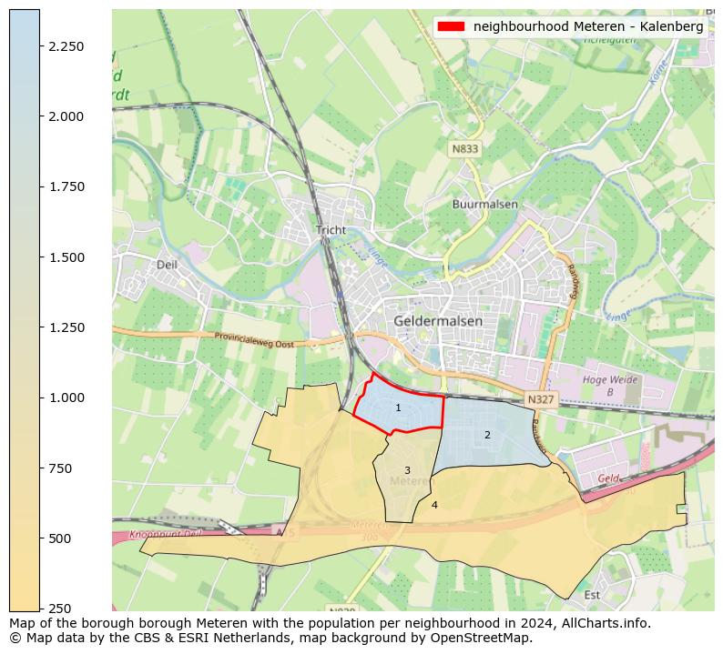 Image of the neighbourhood Meteren - Kalenberg at the map. This image is used as introduction to this page. This page shows a lot of information about the population in the neighbourhood Meteren - Kalenberg (such as the distribution by age groups of the residents, the composition of households, whether inhabitants are natives or Dutch with an immigration background, data about the houses (numbers, types, price development, use, type of property, ...) and more (car ownership, energy consumption, ...) based on open data from the Dutch Central Bureau of Statistics and various other sources!