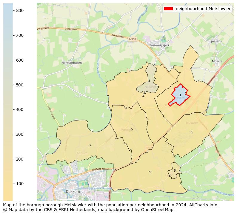 Image of the neighbourhood Metslawier at the map. This image is used as introduction to this page. This page shows a lot of information about the population in the neighbourhood Metslawier (such as the distribution by age groups of the residents, the composition of households, whether inhabitants are natives or Dutch with an immigration background, data about the houses (numbers, types, price development, use, type of property, ...) and more (car ownership, energy consumption, ...) based on open data from the Dutch Central Bureau of Statistics and various other sources!