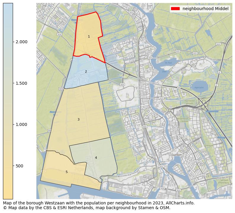Map of the borough Westzaan with the population per neighbourhood in 2023. This page shows a lot of information about residents (such as the distribution by age groups, family composition, gender, native or Dutch with an immigration background, ...), homes (numbers, types, price development, use, type of property, ...) and more (car ownership, energy consumption, ...) based on open data from the Dutch Central Bureau of Statistics and various other sources!