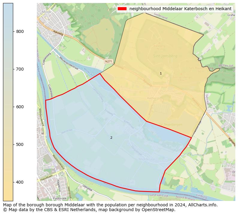 Image of the neighbourhood Middelaar Katerbosch en Heikant at the map. This image is used as introduction to this page. This page shows a lot of information about the population in the neighbourhood Middelaar Katerbosch en Heikant (such as the distribution by age groups of the residents, the composition of households, whether inhabitants are natives or Dutch with an immigration background, data about the houses (numbers, types, price development, use, type of property, ...) and more (car ownership, energy consumption, ...) based on open data from the Dutch Central Bureau of Statistics and various other sources!