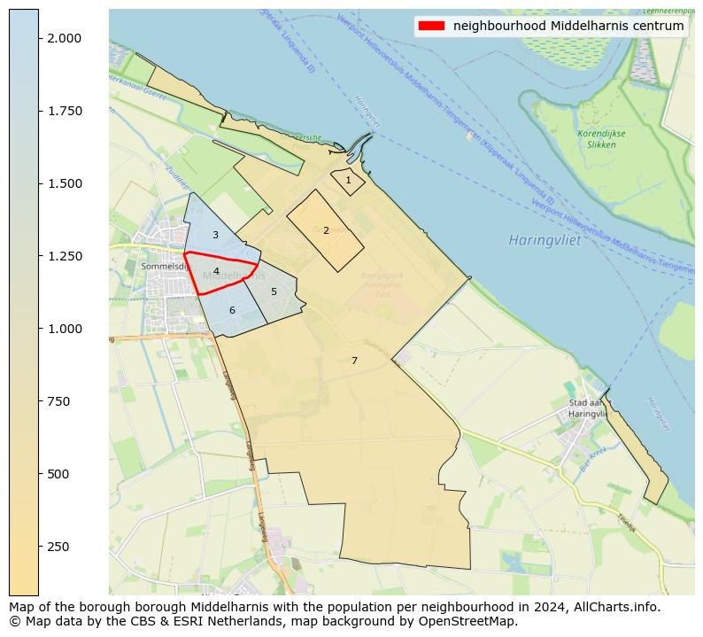 Image of the neighbourhood Middelharnis centrum at the map. This image is used as introduction to this page. This page shows a lot of information about the population in the neighbourhood Middelharnis centrum (such as the distribution by age groups of the residents, the composition of households, whether inhabitants are natives or Dutch with an immigration background, data about the houses (numbers, types, price development, use, type of property, ...) and more (car ownership, energy consumption, ...) based on open data from the Dutch Central Bureau of Statistics and various other sources!