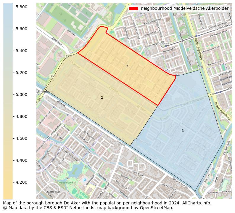 Image of the neighbourhood Middelveldsche Akerpolder at the map. This image is used as introduction to this page. This page shows a lot of information about the population in the neighbourhood Middelveldsche Akerpolder (such as the distribution by age groups of the residents, the composition of households, whether inhabitants are natives or Dutch with an immigration background, data about the houses (numbers, types, price development, use, type of property, ...) and more (car ownership, energy consumption, ...) based on open data from the Dutch Central Bureau of Statistics and various other sources!