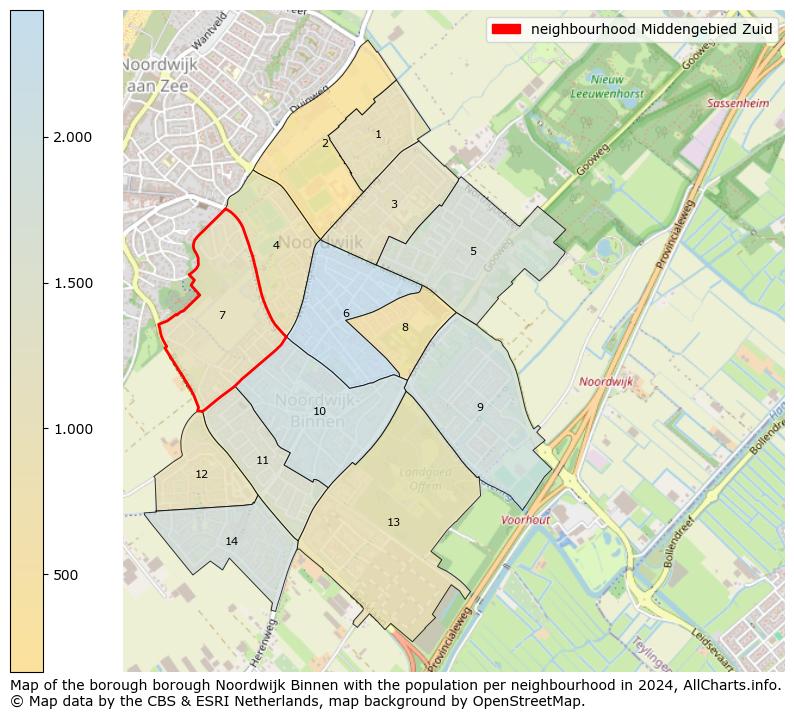 Image of the neighbourhood Middengebied Zuid at the map. This image is used as introduction to this page. This page shows a lot of information about the population in the neighbourhood Middengebied Zuid (such as the distribution by age groups of the residents, the composition of households, whether inhabitants are natives or Dutch with an immigration background, data about the houses (numbers, types, price development, use, type of property, ...) and more (car ownership, energy consumption, ...) based on open data from the Dutch Central Bureau of Statistics and various other sources!