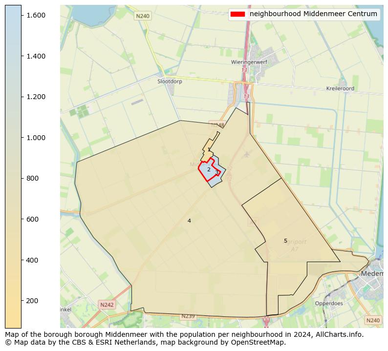 Image of the neighbourhood Middenmeer Centrum at the map. This image is used as introduction to this page. This page shows a lot of information about the population in the neighbourhood Middenmeer Centrum (such as the distribution by age groups of the residents, the composition of households, whether inhabitants are natives or Dutch with an immigration background, data about the houses (numbers, types, price development, use, type of property, ...) and more (car ownership, energy consumption, ...) based on open data from the Dutch Central Bureau of Statistics and various other sources!