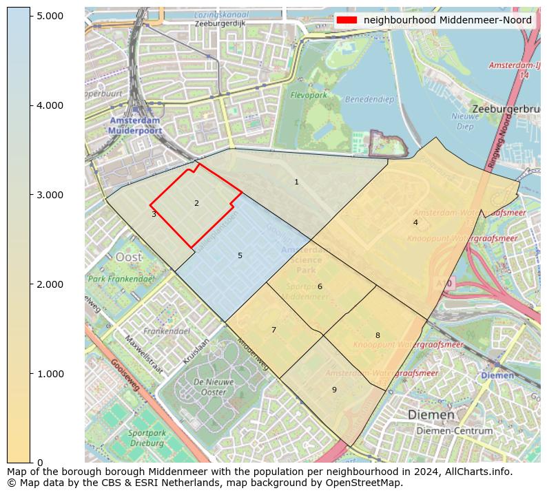 Image of the neighbourhood Middenmeer-Noord at the map. This image is used as introduction to this page. This page shows a lot of information about the population in the neighbourhood Middenmeer-Noord (such as the distribution by age groups of the residents, the composition of households, whether inhabitants are natives or Dutch with an immigration background, data about the houses (numbers, types, price development, use, type of property, ...) and more (car ownership, energy consumption, ...) based on open data from the Dutch Central Bureau of Statistics and various other sources!