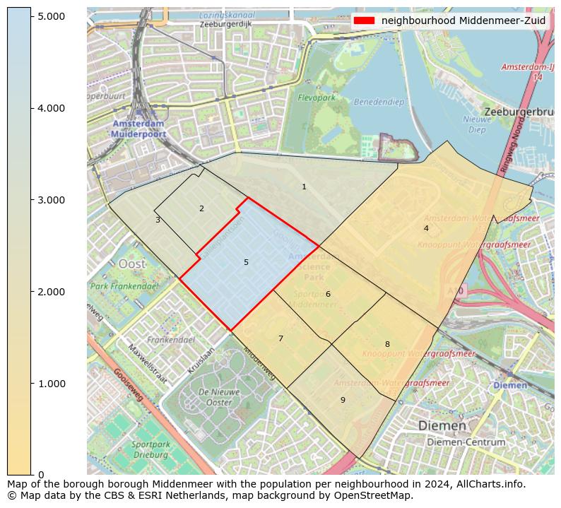 Image of the neighbourhood Middenmeer-Zuid at the map. This image is used as introduction to this page. This page shows a lot of information about the population in the neighbourhood Middenmeer-Zuid (such as the distribution by age groups of the residents, the composition of households, whether inhabitants are natives or Dutch with an immigration background, data about the houses (numbers, types, price development, use, type of property, ...) and more (car ownership, energy consumption, ...) based on open data from the Dutch Central Bureau of Statistics and various other sources!