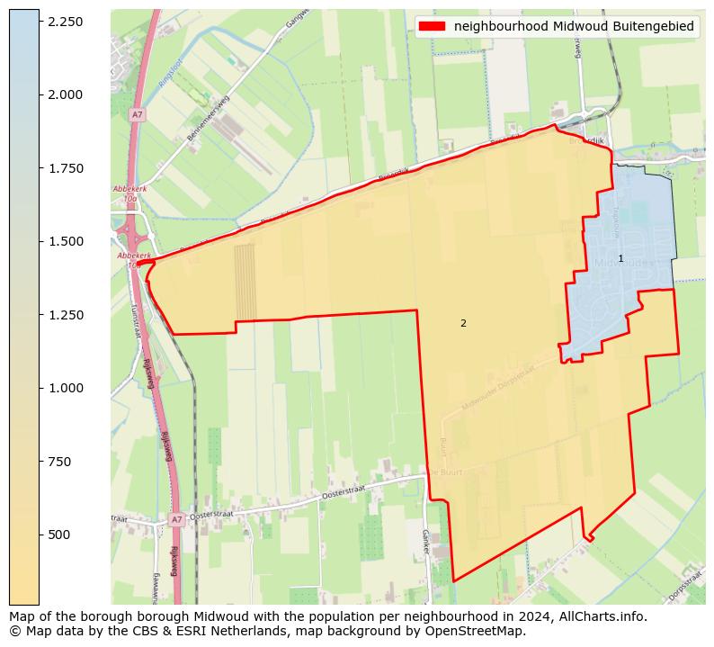 Image of the neighbourhood Midwoud Buitengebied at the map. This image is used as introduction to this page. This page shows a lot of information about the population in the neighbourhood Midwoud Buitengebied (such as the distribution by age groups of the residents, the composition of households, whether inhabitants are natives or Dutch with an immigration background, data about the houses (numbers, types, price development, use, type of property, ...) and more (car ownership, energy consumption, ...) based on open data from the Dutch Central Bureau of Statistics and various other sources!