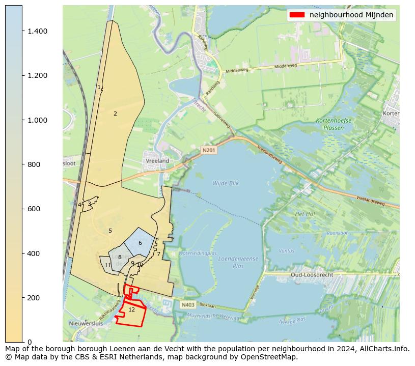 Image of the neighbourhood Mijnden at the map. This image is used as introduction to this page. This page shows a lot of information about the population in the neighbourhood Mijnden (such as the distribution by age groups of the residents, the composition of households, whether inhabitants are natives or Dutch with an immigration background, data about the houses (numbers, types, price development, use, type of property, ...) and more (car ownership, energy consumption, ...) based on open data from the Dutch Central Bureau of Statistics and various other sources!