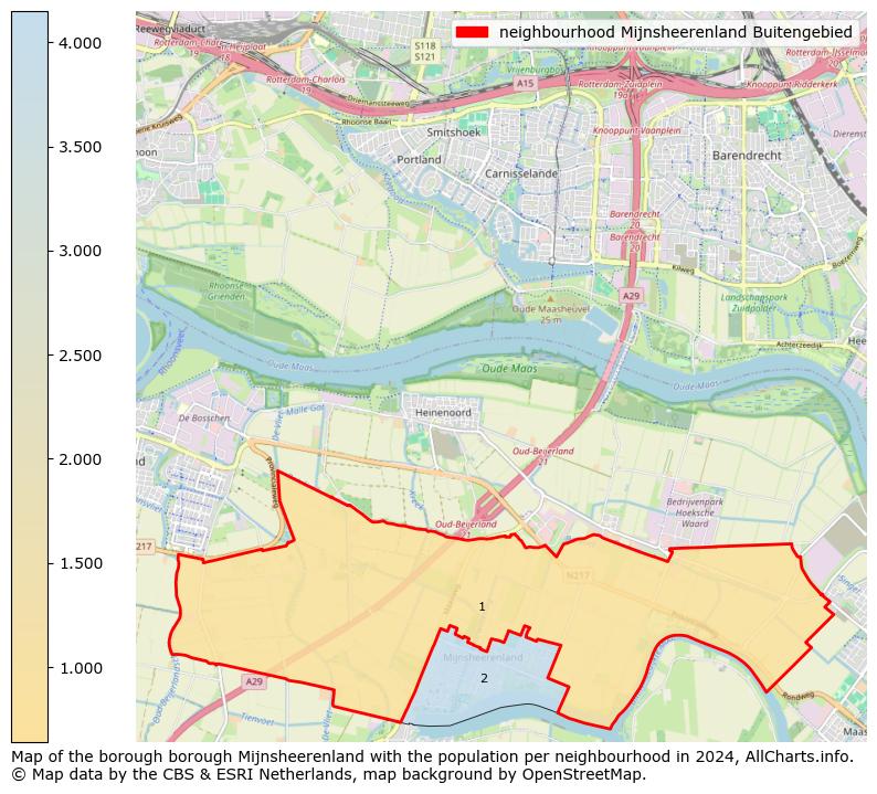 Image of the neighbourhood Mijnsheerenland Buitengebied at the map. This image is used as introduction to this page. This page shows a lot of information about the population in the neighbourhood Mijnsheerenland Buitengebied (such as the distribution by age groups of the residents, the composition of households, whether inhabitants are natives or Dutch with an immigration background, data about the houses (numbers, types, price development, use, type of property, ...) and more (car ownership, energy consumption, ...) based on open data from the Dutch Central Bureau of Statistics and various other sources!