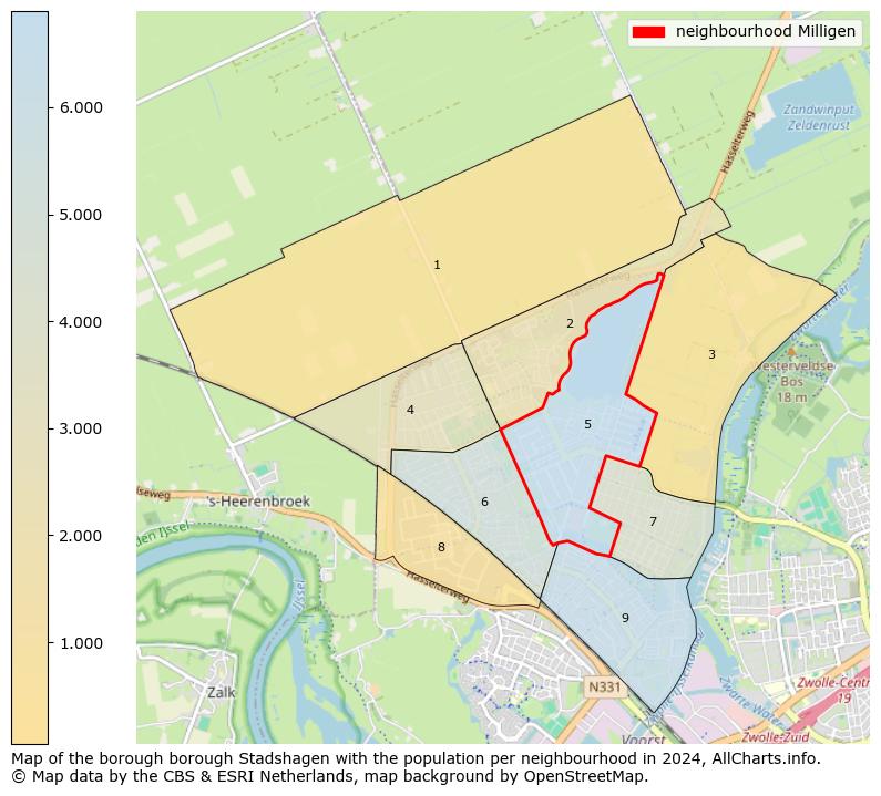 Image of the neighbourhood Milligen at the map. This image is used as introduction to this page. This page shows a lot of information about the population in the neighbourhood Milligen (such as the distribution by age groups of the residents, the composition of households, whether inhabitants are natives or Dutch with an immigration background, data about the houses (numbers, types, price development, use, type of property, ...) and more (car ownership, energy consumption, ...) based on open data from the Dutch Central Bureau of Statistics and various other sources!