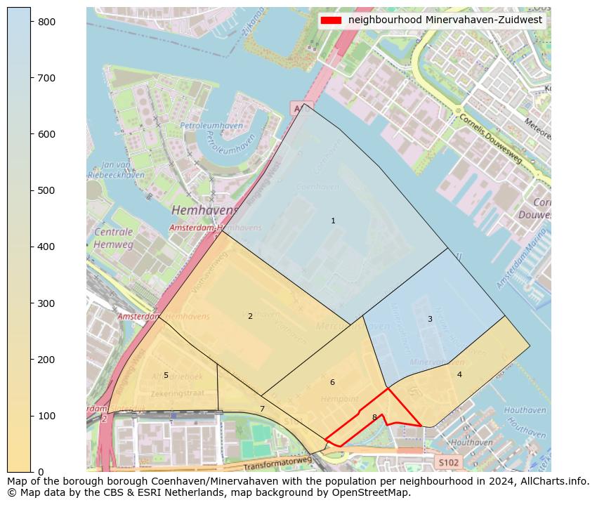 Image of the neighbourhood Minervahaven-Zuidwest at the map. This image is used as introduction to this page. This page shows a lot of information about the population in the neighbourhood Minervahaven-Zuidwest (such as the distribution by age groups of the residents, the composition of households, whether inhabitants are natives or Dutch with an immigration background, data about the houses (numbers, types, price development, use, type of property, ...) and more (car ownership, energy consumption, ...) based on open data from the Dutch Central Bureau of Statistics and various other sources!