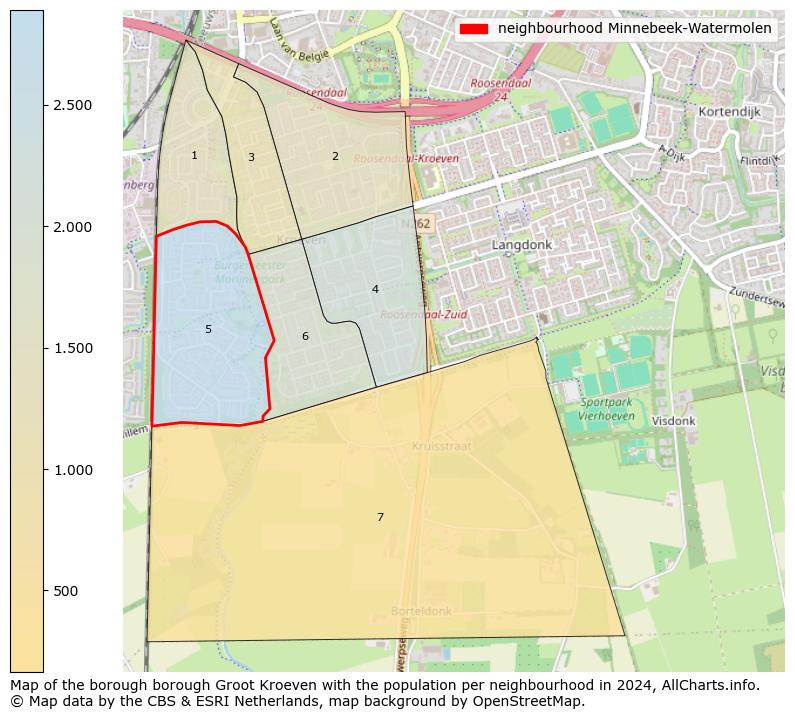 Image of the neighbourhood Minnebeek-Watermolen at the map. This image is used as introduction to this page. This page shows a lot of information about the population in the neighbourhood Minnebeek-Watermolen (such as the distribution by age groups of the residents, the composition of households, whether inhabitants are natives or Dutch with an immigration background, data about the houses (numbers, types, price development, use, type of property, ...) and more (car ownership, energy consumption, ...) based on open data from the Dutch Central Bureau of Statistics and various other sources!