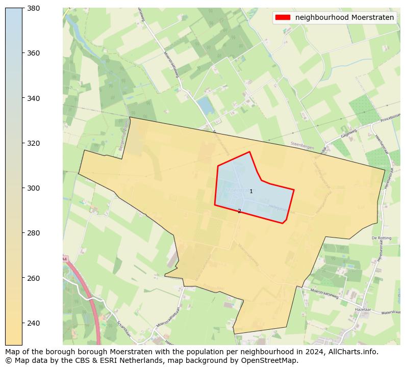 Image of the neighbourhood Moerstraten at the map. This image is used as introduction to this page. This page shows a lot of information about the population in the neighbourhood Moerstraten (such as the distribution by age groups of the residents, the composition of households, whether inhabitants are natives or Dutch with an immigration background, data about the houses (numbers, types, price development, use, type of property, ...) and more (car ownership, energy consumption, ...) based on open data from the Dutch Central Bureau of Statistics and various other sources!