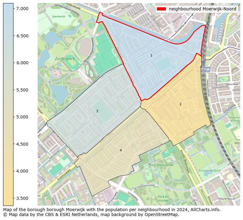 Image of the neighbourhood Moerwijk-Noord at the map. This image is used as introduction to this page. This page shows a lot of information about the population in the neighbourhood Moerwijk-Noord (such as the distribution by age groups of the residents, the composition of households, whether inhabitants are natives or Dutch with an immigration background, data about the houses (numbers, types, price development, use, type of property, ...) and more (car ownership, energy consumption, ...) based on open data from the Dutch Central Bureau of Statistics and various other sources!