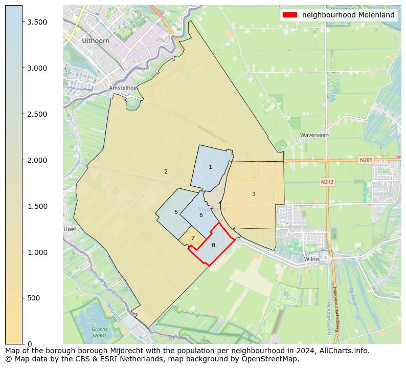 Image of the neighbourhood Molenland at the map. This image is used as introduction to this page. This page shows a lot of information about the population in the neighbourhood Molenland (such as the distribution by age groups of the residents, the composition of households, whether inhabitants are natives or Dutch with an immigration background, data about the houses (numbers, types, price development, use, type of property, ...) and more (car ownership, energy consumption, ...) based on open data from the Dutch Central Bureau of Statistics and various other sources!