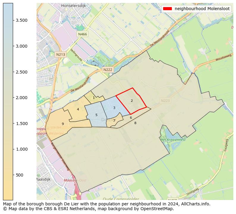 Image of the neighbourhood Molensloot at the map. This image is used as introduction to this page. This page shows a lot of information about the population in the neighbourhood Molensloot (such as the distribution by age groups of the residents, the composition of households, whether inhabitants are natives or Dutch with an immigration background, data about the houses (numbers, types, price development, use, type of property, ...) and more (car ownership, energy consumption, ...) based on open data from the Dutch Central Bureau of Statistics and various other sources!