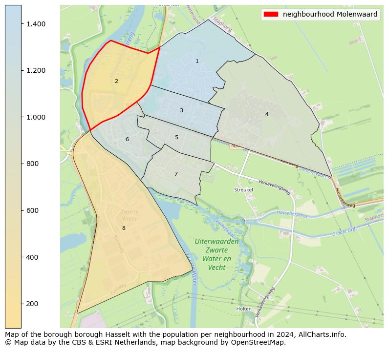 Image of the neighbourhood Molenwaard at the map. This image is used as introduction to this page. This page shows a lot of information about the population in the neighbourhood Molenwaard (such as the distribution by age groups of the residents, the composition of households, whether inhabitants are natives or Dutch with an immigration background, data about the houses (numbers, types, price development, use, type of property, ...) and more (car ownership, energy consumption, ...) based on open data from the Dutch Central Bureau of Statistics and various other sources!