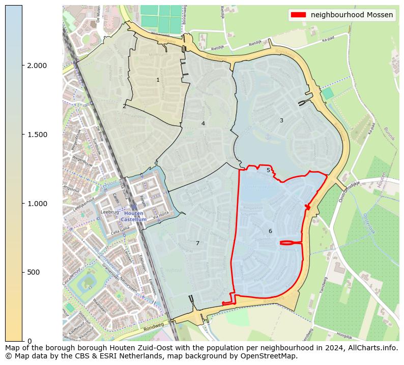 Image of the neighbourhood Mossen at the map. This image is used as introduction to this page. This page shows a lot of information about the population in the neighbourhood Mossen (such as the distribution by age groups of the residents, the composition of households, whether inhabitants are natives or Dutch with an immigration background, data about the houses (numbers, types, price development, use, type of property, ...) and more (car ownership, energy consumption, ...) based on open data from the Dutch Central Bureau of Statistics and various other sources!