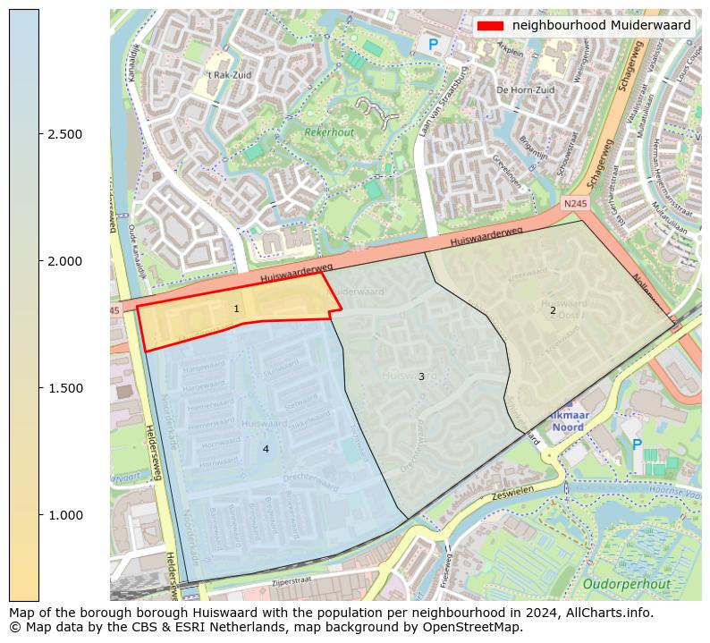 Image of the neighbourhood Muiderwaard at the map. This image is used as introduction to this page. This page shows a lot of information about the population in the neighbourhood Muiderwaard (such as the distribution by age groups of the residents, the composition of households, whether inhabitants are natives or Dutch with an immigration background, data about the houses (numbers, types, price development, use, type of property, ...) and more (car ownership, energy consumption, ...) based on open data from the Dutch Central Bureau of Statistics and various other sources!