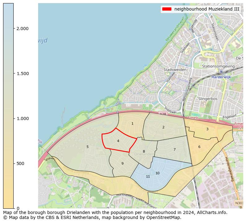 Image of the neighbourhood Muziekland III at the map. This image is used as introduction to this page. This page shows a lot of information about the population in the neighbourhood Muziekland III (such as the distribution by age groups of the residents, the composition of households, whether inhabitants are natives or Dutch with an immigration background, data about the houses (numbers, types, price development, use, type of property, ...) and more (car ownership, energy consumption, ...) based on open data from the Dutch Central Bureau of Statistics and various other sources!