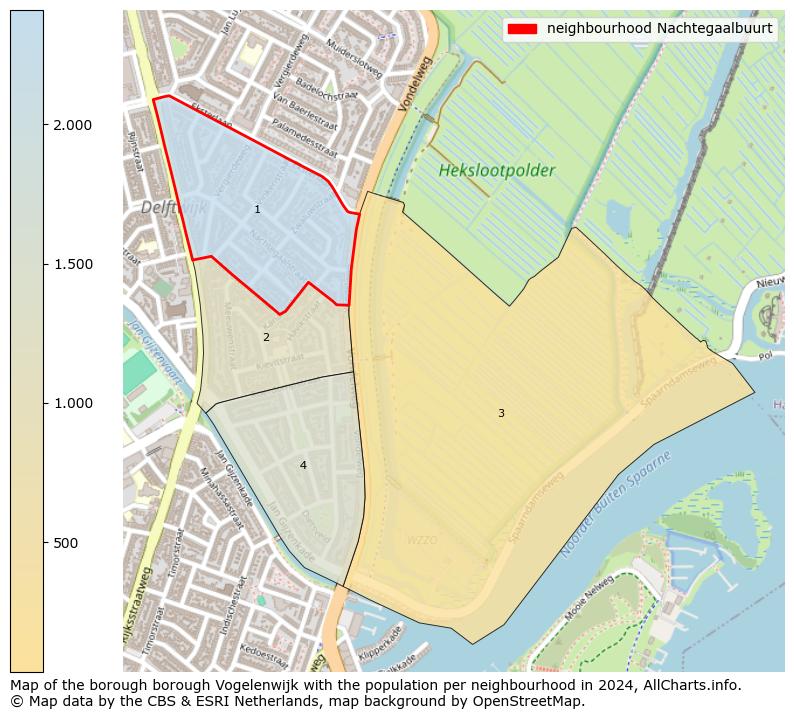 Image of the neighbourhood Nachtegaalbuurt at the map. This image is used as introduction to this page. This page shows a lot of information about the population in the neighbourhood Nachtegaalbuurt (such as the distribution by age groups of the residents, the composition of households, whether inhabitants are natives or Dutch with an immigration background, data about the houses (numbers, types, price development, use, type of property, ...) and more (car ownership, energy consumption, ...) based on open data from the Dutch Central Bureau of Statistics and various other sources!