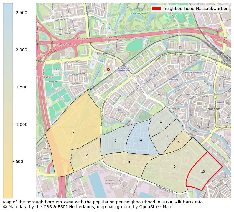 Image of the neighbourhood Nassaukwartier at the map. This image is used as introduction to this page. This page shows a lot of information about the population in the neighbourhood Nassaukwartier (such as the distribution by age groups of the residents, the composition of households, whether inhabitants are natives or Dutch with an immigration background, data about the houses (numbers, types, price development, use, type of property, ...) and more (car ownership, energy consumption, ...) based on open data from the Dutch Central Bureau of Statistics and various other sources!