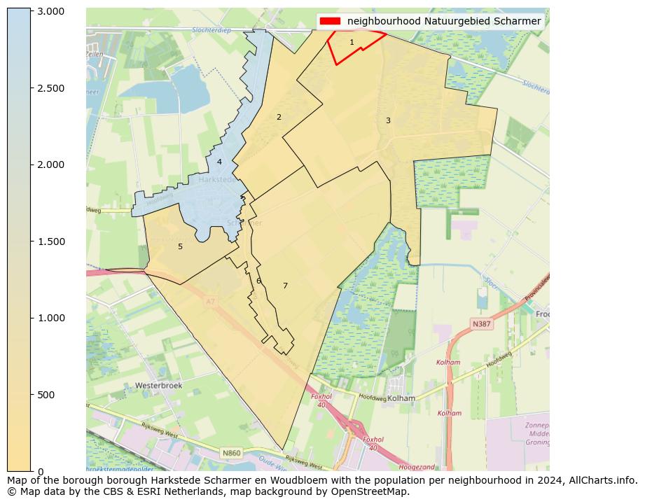 Image of the neighbourhood Natuurgebied Scharmer at the map. This image is used as introduction to this page. This page shows a lot of information about the population in the neighbourhood Natuurgebied Scharmer (such as the distribution by age groups of the residents, the composition of households, whether inhabitants are natives or Dutch with an immigration background, data about the houses (numbers, types, price development, use, type of property, ...) and more (car ownership, energy consumption, ...) based on open data from the Dutch Central Bureau of Statistics and various other sources!